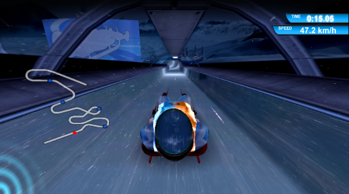 Winter Sports 2 The Next Challenge Wii inspired design featuring Olympic style winter sports competition aesthetic motion controlled gameplay skiing snowboarding bobsled and ice events competitive multiplayer action snowy athletic excitement nostalgic Nintendo Wii presentation gameplay