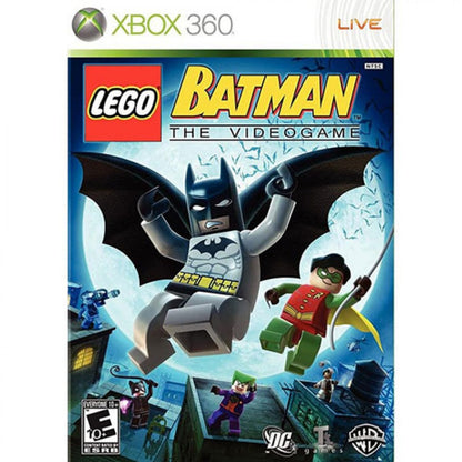 LEGO Batman: The Videogame cover art for Xbox 360 (X360) action-adventure superhero video game