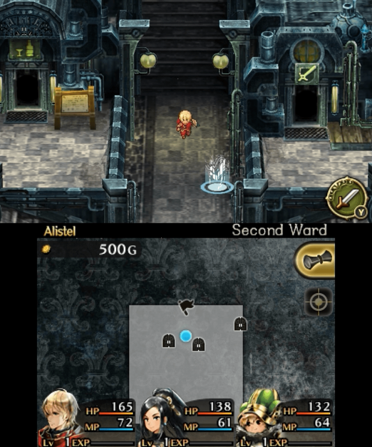 Radiant Historia: Perfect Chronology gameplay for Nintendo 3DS (3DS) role-playing video game