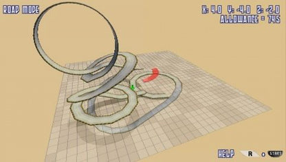 GripShift gameplay for PlayStation Portable (PSP) puzzle-platform racing video game