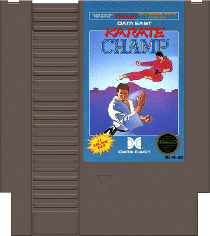 Karate Champ cartridge for Nintendo Entertainment System NES retro video game