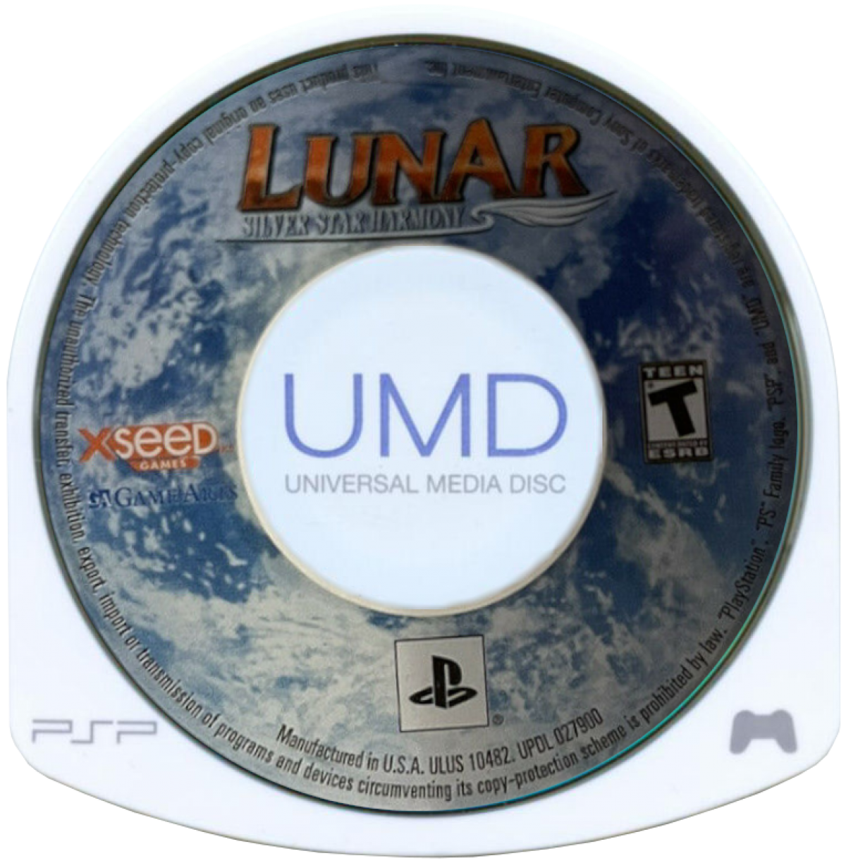 Lunar Silver Star Harmony PlayStation Portable PSP inspired design featuring classic JRPG fantasy adventure aesthetic beautifully remastered anime style visuals heartfelt storytelling magical world exploration turn based combat character driven narrative and timeless role playing presentation UMD 