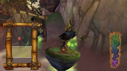 Tak and the Power of Juju PlayStation 2 PS2 for retro video game enthusiasts featuring action adventure platforming gameplay magical Juju powers colorful tribal world exploration puzzle solving humorous characters platforming challenges and collectible gaming appeal gameplay