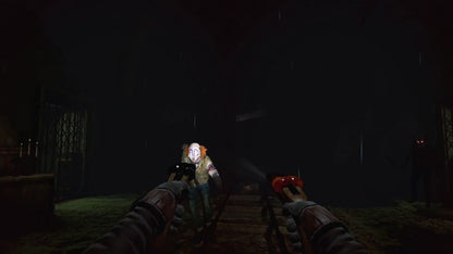 Until Dawn: Rush of Blood – PlayStation 4 (PS4) video game gameplay, VR rail shooter horror experience.