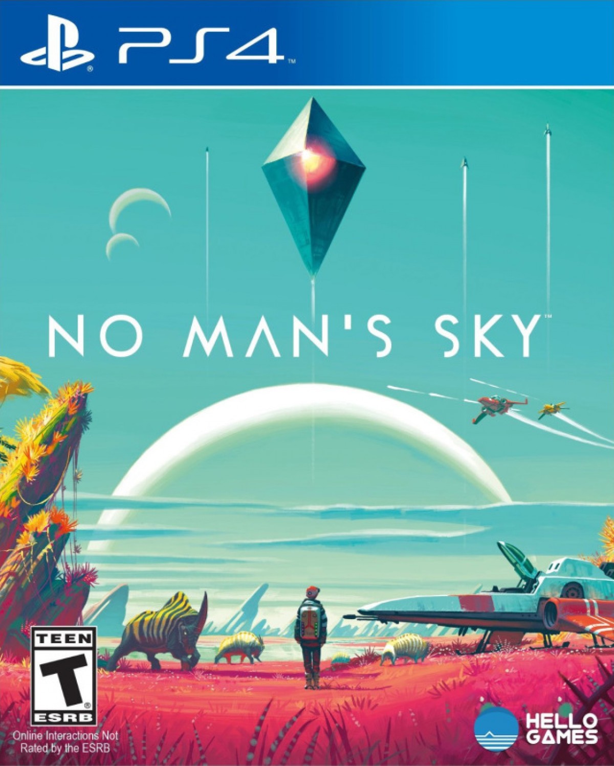 No Mans Sky PS4 inspired design featuring expansive sci fi exploration aesthetic procedurally generated galaxies space survival alien worlds interstellar travel futuristic spacecraft cosmic adventure vibrant planetary discovery gameplay presentation cover art
