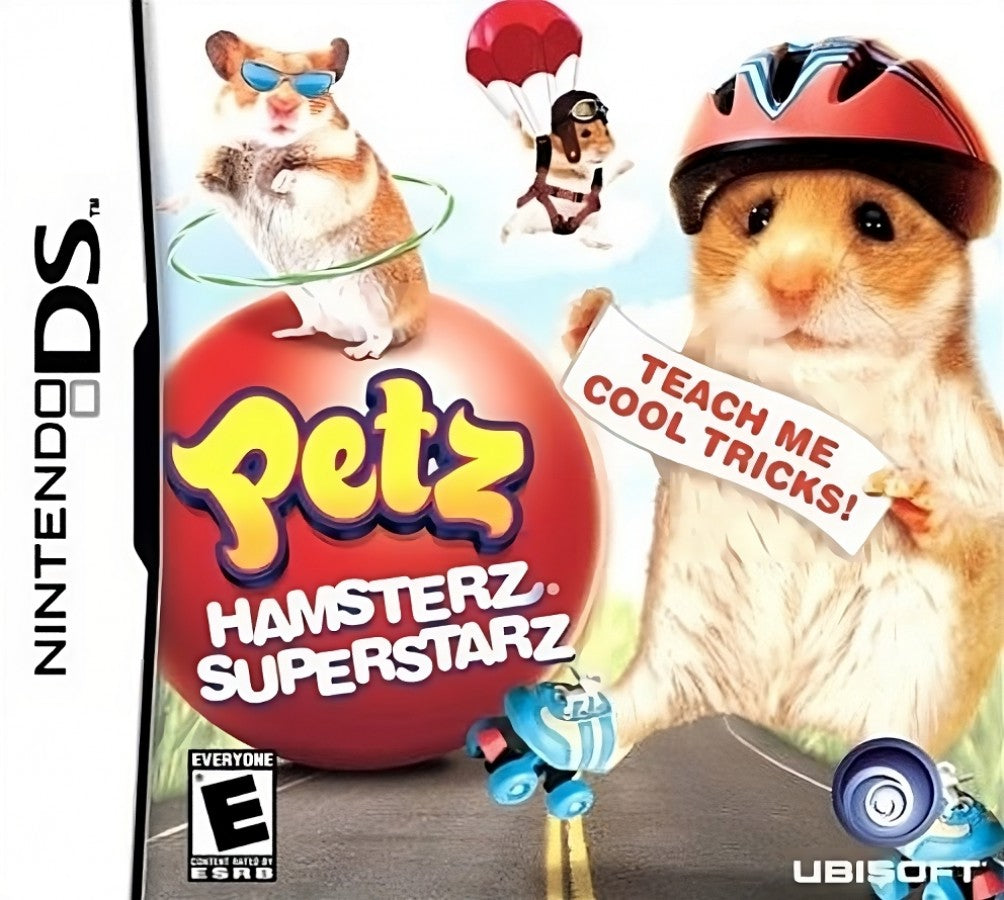 Petz: Hamsterz Superstarz – Nintendo DS: Train adorable hamsters to perform fun tricks and compete in charming pet challenges front cover