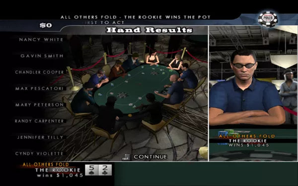 World Series of Poker 2008 gameplay for PlayStation 3 (PS3) video game