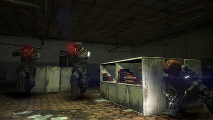 Left Alive Day One Edition retro PlayStation 4 video game Left Alive survival action shooter stealth combat mech warfare sci fi adventure console title PlayStation 4 release gameplay