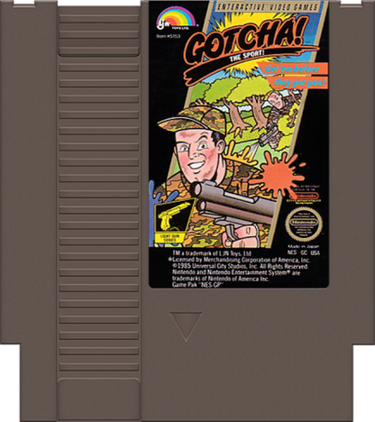 Gotcha cartridge for Nintendo Entertainment System (NES) retro video game