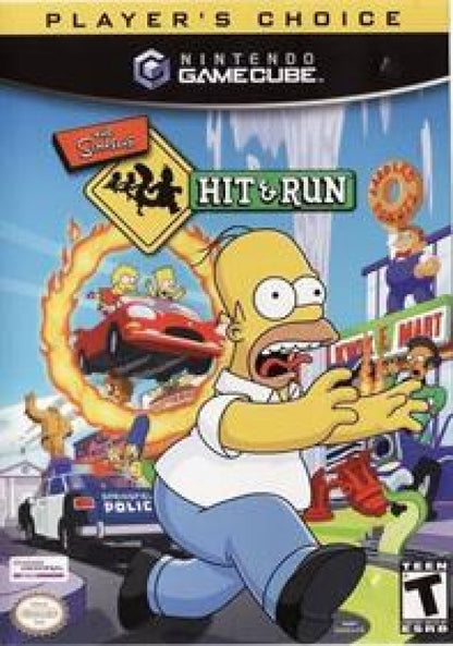 The Simpsons: Hit and Run [Player's Choice] cover art for GameCube (GC) video game
