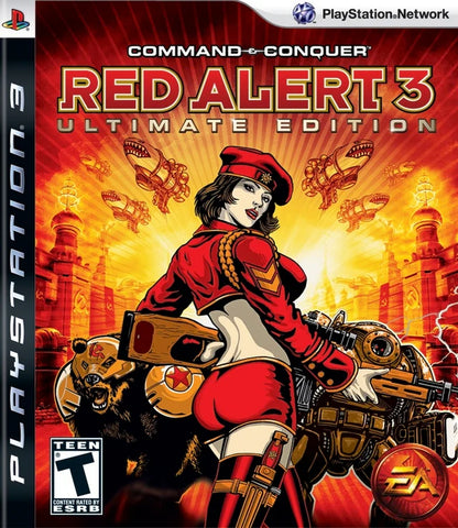 Command & Conquer: Red Alert 3 [Ultimate Edition] cover art for PlayStation 3 (PS3) video game
