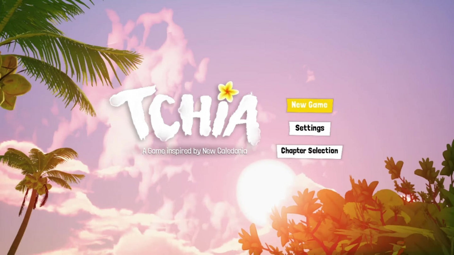 Tchia home screen for Nintendo Switch (NS) video game