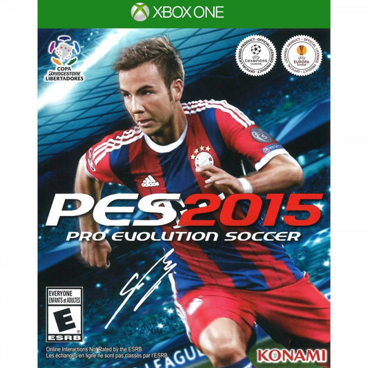 Pro Evolution Soccer 2015 cover art for Xbox One (XONE) video game