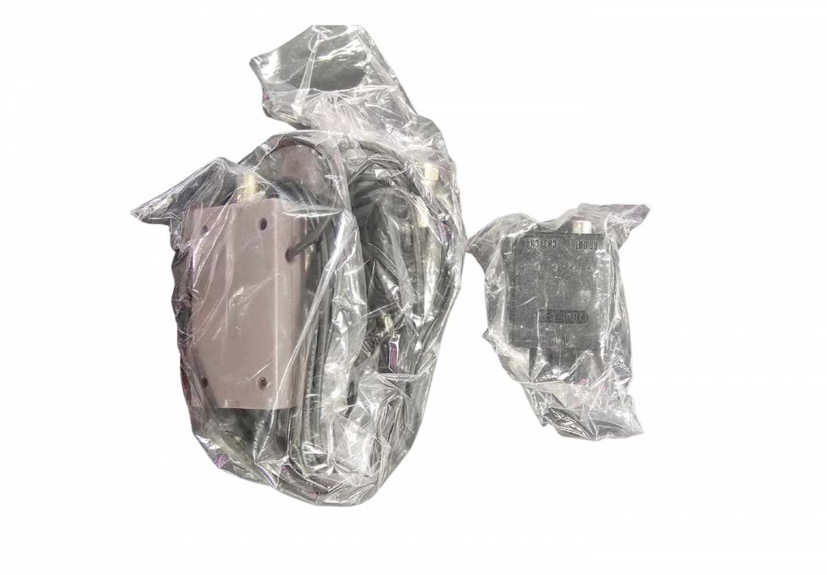 RF Switch CIB Nintendo 64 N64 accessory featuring television connection support for Nintendo 64 console RF switch hardware classic gaming setup compatible Nintendo 64 systems complete in box retro video game accessory N64 collection collectible gaming hardware appeal box contents