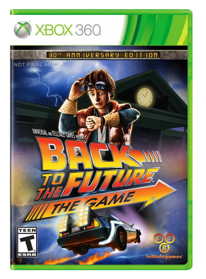 Back to the Future: The Game – 30th Anniversary Edition cover art for Xbox 360 (X360) graphic adventure video game