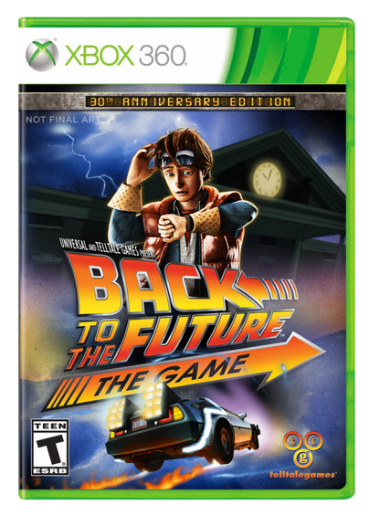Back to the Future: The Game – 30th Anniversary Edition cover art for Xbox 360 (X360) graphic adventure video game
