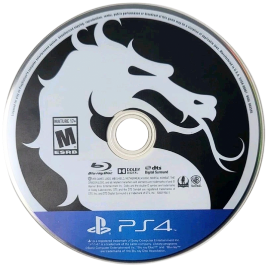 Mortal Kombat X – PlayStation 4 (PS4) video game disc, fighting game with intense brutal combat and iconic characters