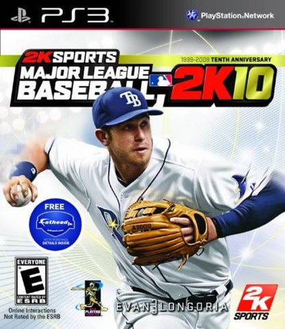 Major League Baseball 2K10 cover art for PlayStation 3 (PS3) video game