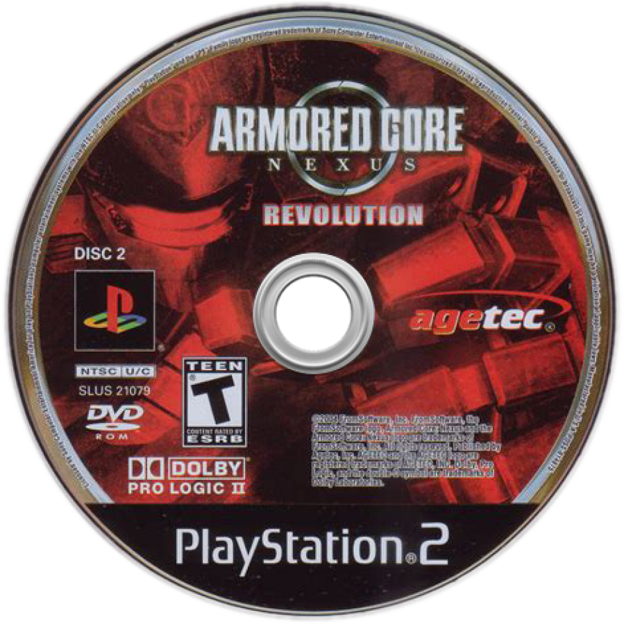 Retro Armored Core Nexus PS2 inspired design featuring futuristic mech combat aesthetic vintage PlayStation 2 customizable armored robots tactical warfare industrial sci fi environments high speed mechanized battles nostalgic FromSoftware action gameplay disc 2
