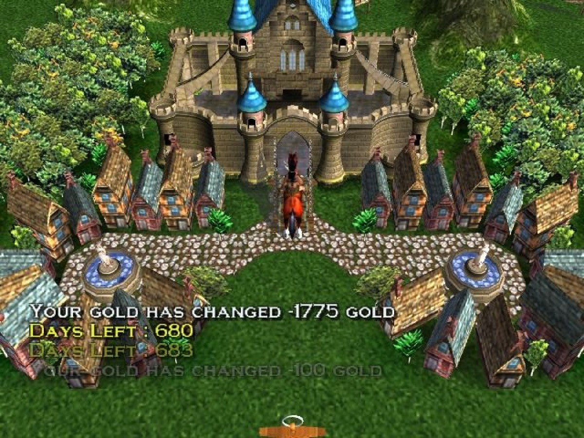 Heroes of Might and Magic PlayStation 2 retro video game turn based strategy gameplay