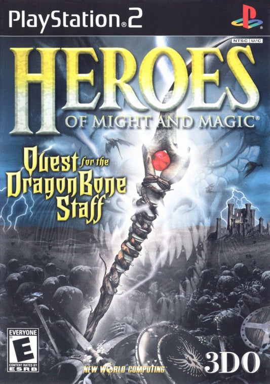 Heroes of Might and Magic PlayStation 2 retro video game turn based strategy cover art