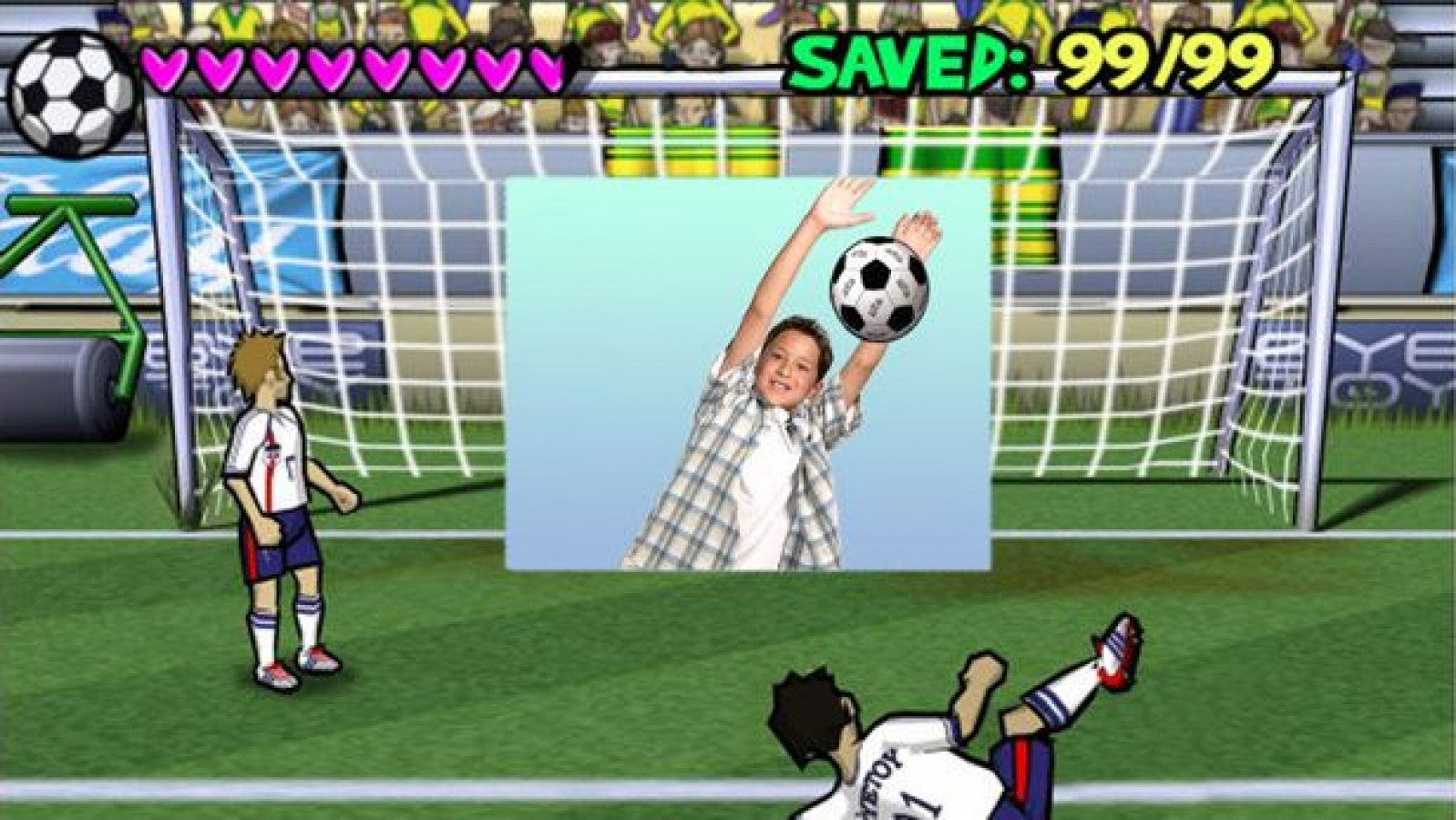 EyeToy: Play 2 gameplay for PlayStation 2 (PS2) motion-controlled party mini-game collection video game