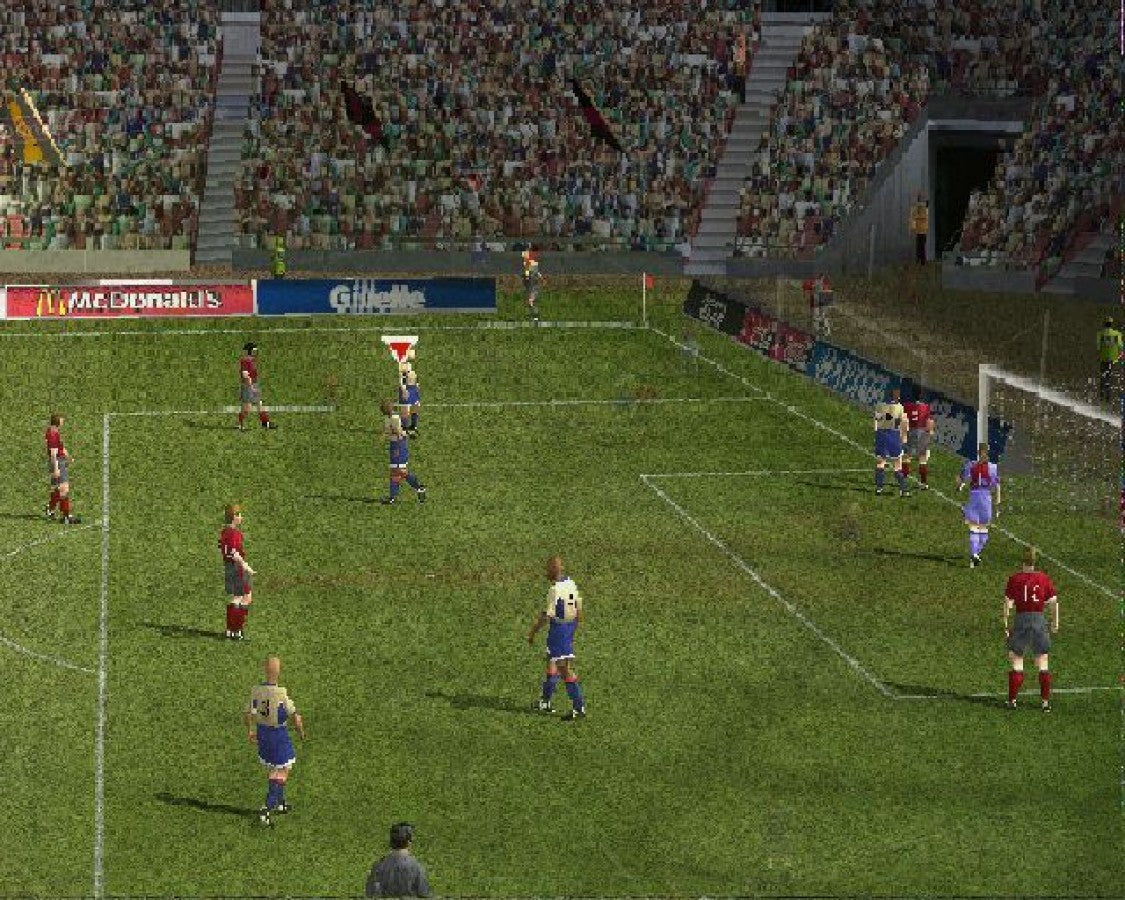 FIFA Soccer 2002 retro PlayStation 2 video game FIFA Soccer football sports simulation realistic gameplay multiplayer tournament mode console title PlayStation 2 release gameplay