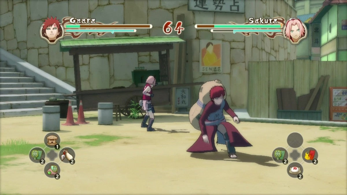 Naruto Shippuden: Ultimate Ninja Storm 2 gameplay for Xbox 360 (X360) anime fighting video game