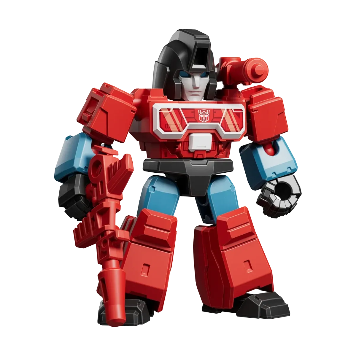 Blokees Transformers Defender Version 06 blind box collectible mini action figure snap fit robot toy Decepticon Autobot character detailed poseable display piece for fans