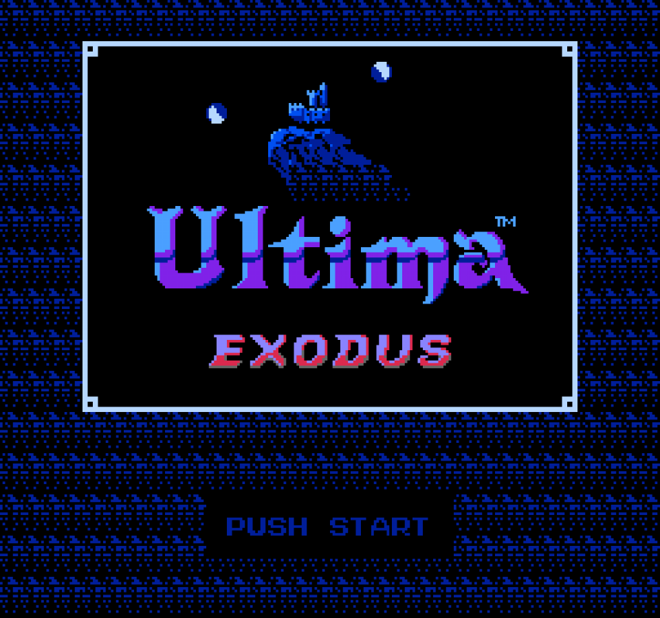 Ultima Exodus Complete in Box CIB Nintendo Entertainment System NES for retro video game enthusiasts featuring classic role playing gameplay turn based battles fantasy world exploration character progression epic quests complete in box collectible gaming appeal gameplay 