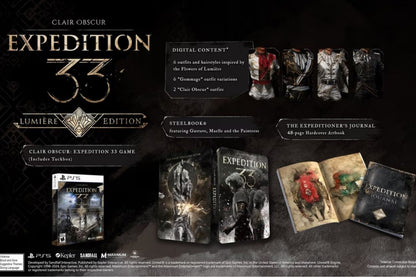 Clair Bbscure Expedition 33 Lumiere Edition game featuring atmospheric puzzle-solving, immersive exploration, and visually striking adventure gameplay contents