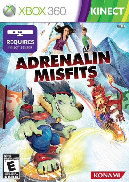 Adrenalin Misfits cover art for Xbox 360 (X360) video game