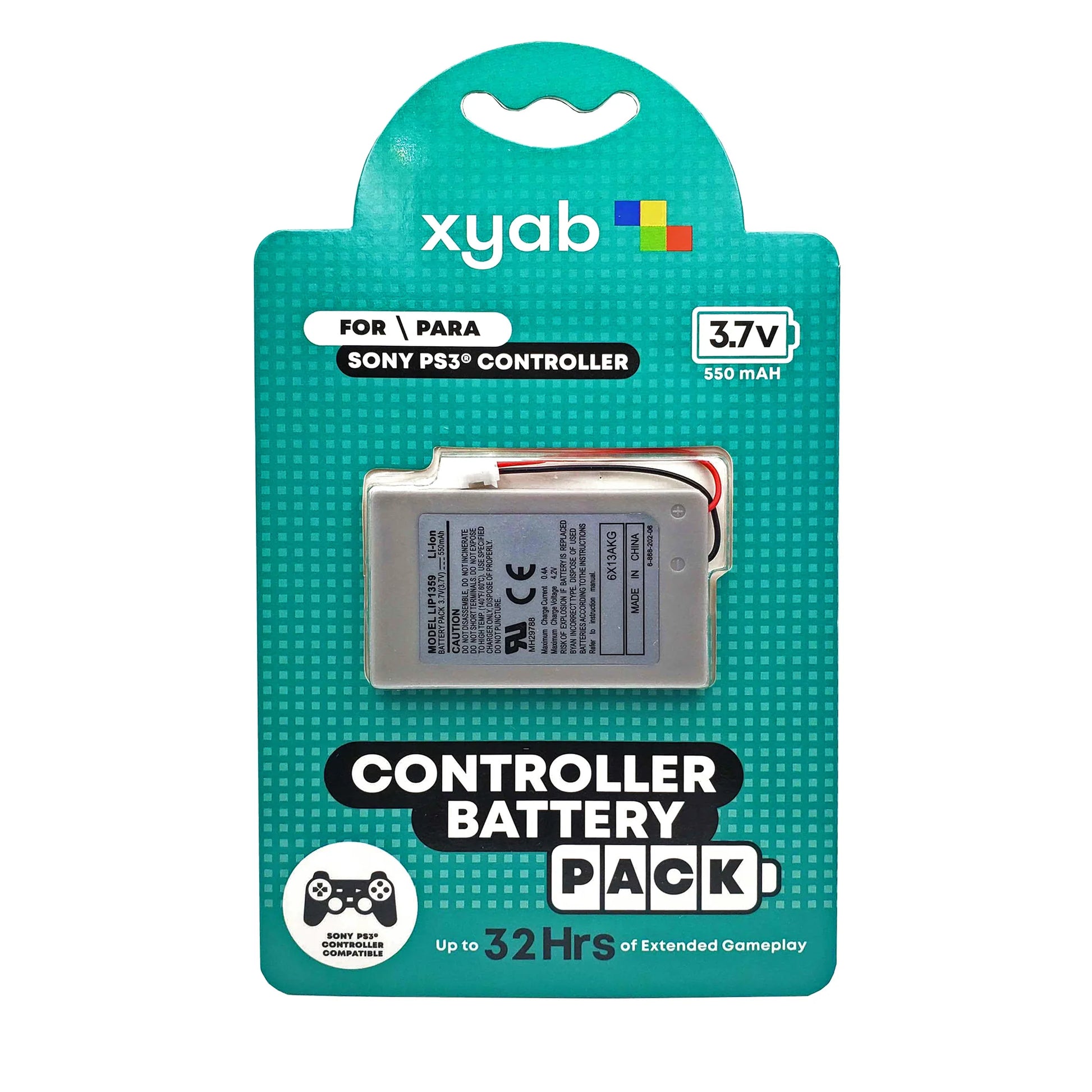 XYAB brand replacement battery for PlayStation 3 DualShock controllers providing extended playtime and reliable power