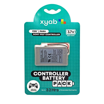 XYAB brand replacement battery for PlayStation 3 DualShock controllers providing extended playtime and reliable power