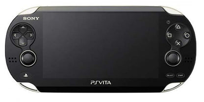 PlayStation Vita 1000 PS Vita 1000 JP Black Good Condition Sony handheld gaming console Japanese model OLED touchscreen display dual analog sticks rear touchpad portable gaming system Wi-Fi connectivity PlayStation Vita game compatibility sleek black design classic Sony handheld hardware retro gaming collection collectible gaming console appeal screen off