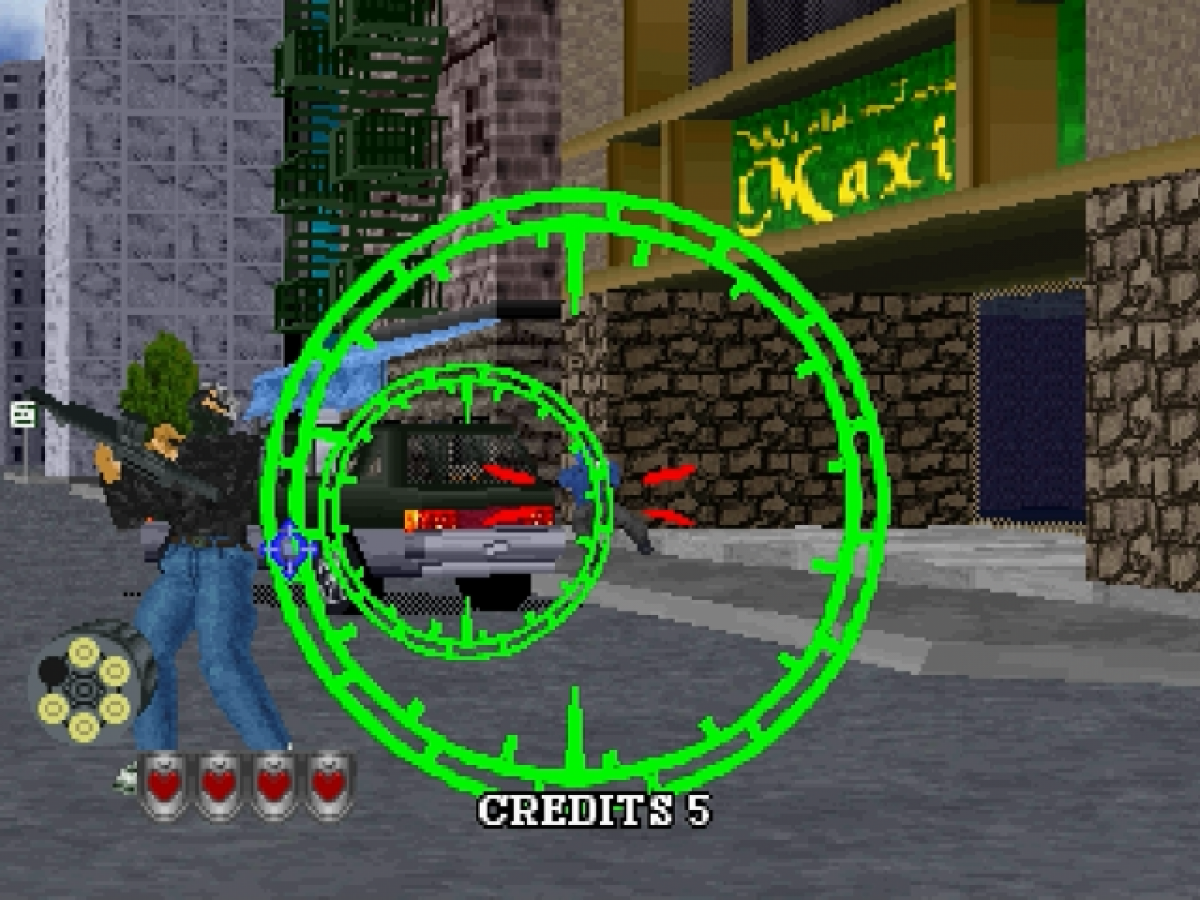Virtua Cop 2 gameplay for Sega Saturn (SS) video game