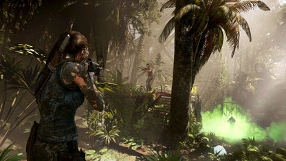 Shadow of the Tomb Raider Definitive Edition PlayStation 4 PS4 video game, action adventure, exploration and puzzles, Lara Croft, complete edition gameplay screenshot