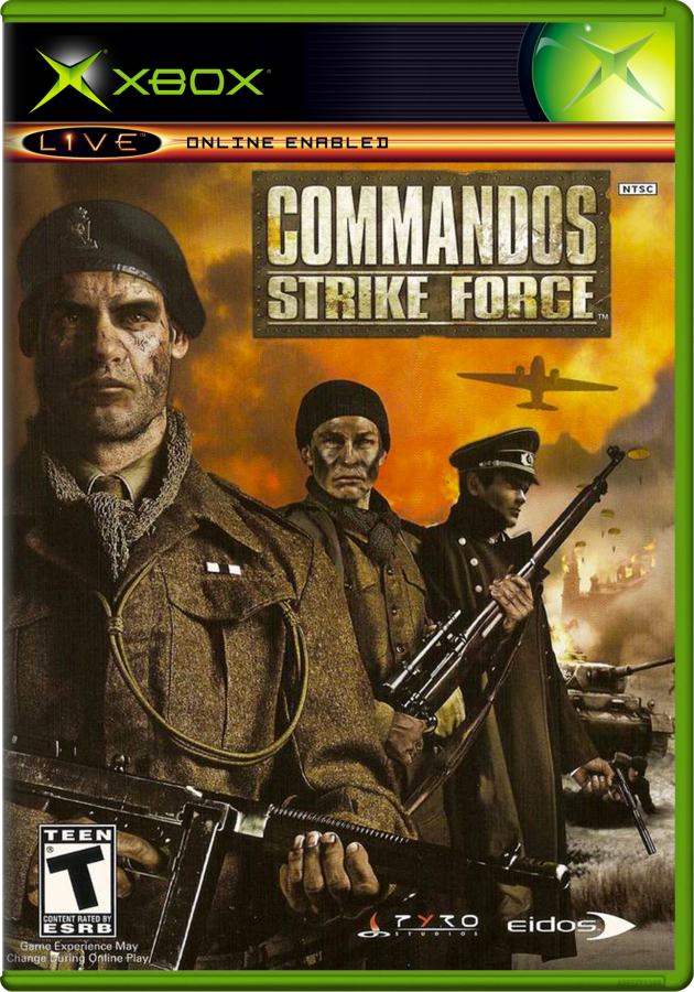 Commandos: Strike Force cover art for Xbox (XBOX) video game