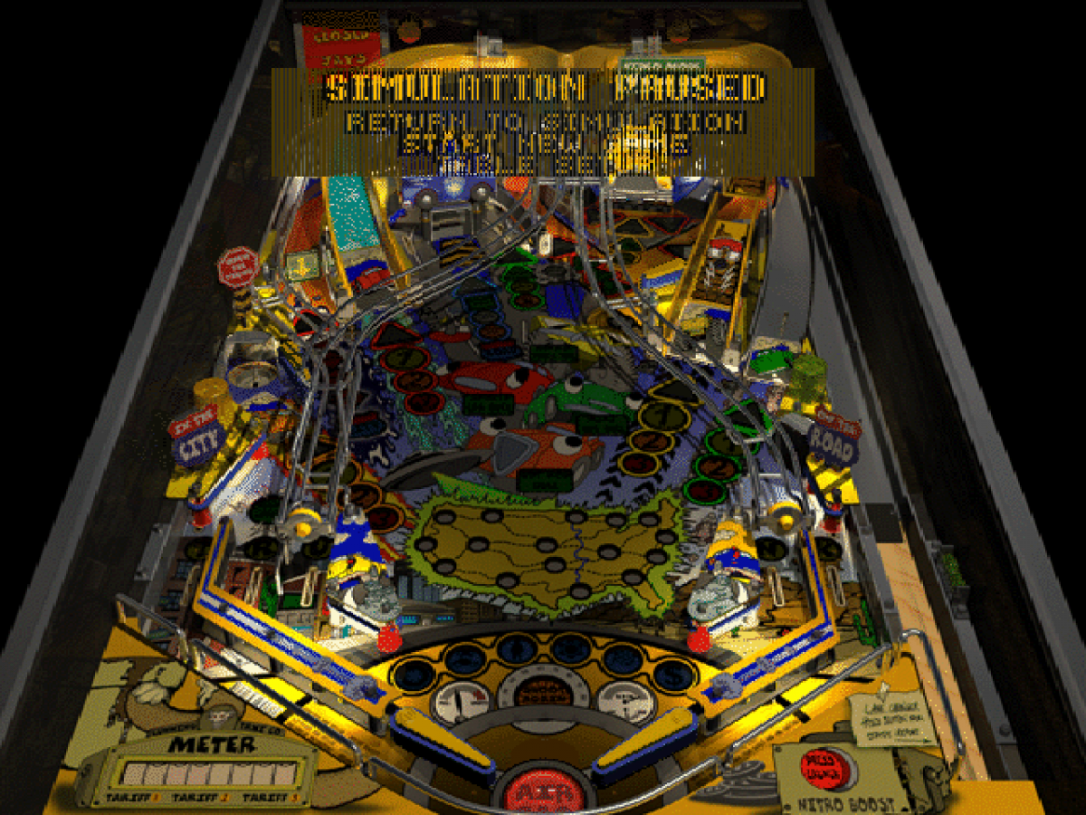 Pro Pinball: Big Race USA gameplay for PlayStation 1 (PS1) pinball video game