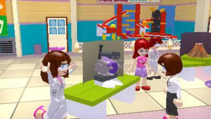 LEGO Friends for Nintendo DS life simulation adventure game featuring Heartlake City exploration mini games pet care character activities and customization gameplay