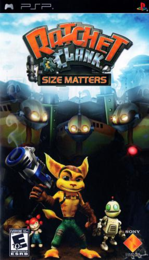 Ratchet and Clank: Size Matters cover art for PlayStation Portable (PSP) video game