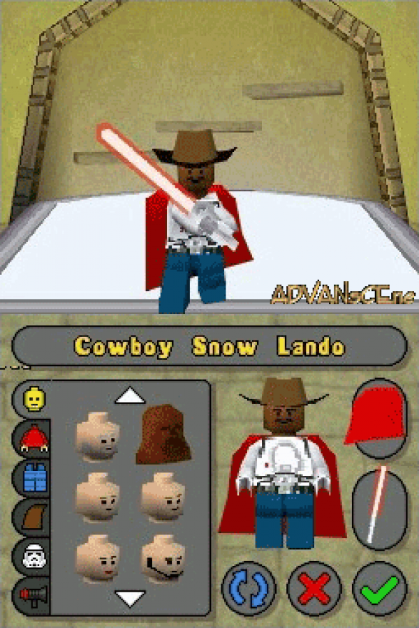 LEGO Star Wars II: The Original Trilogy gameplay for Nintendo DS (DS) action adventure video game