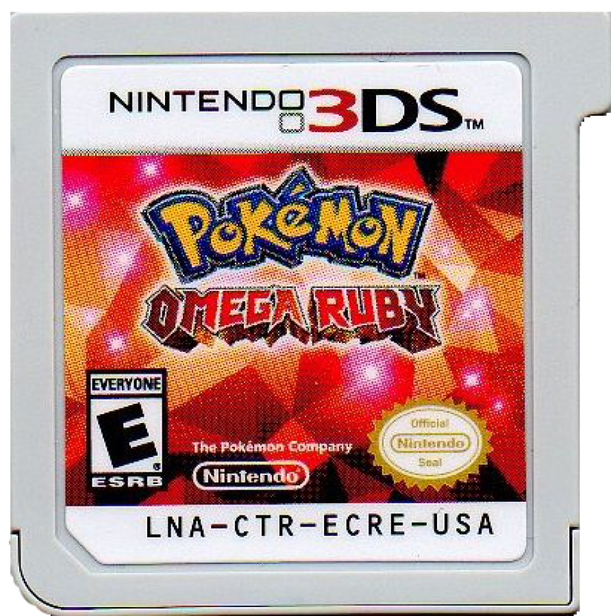Pokémon Omega Ruby cartridge for Nintendo 3DS (3DS) role-playing video game