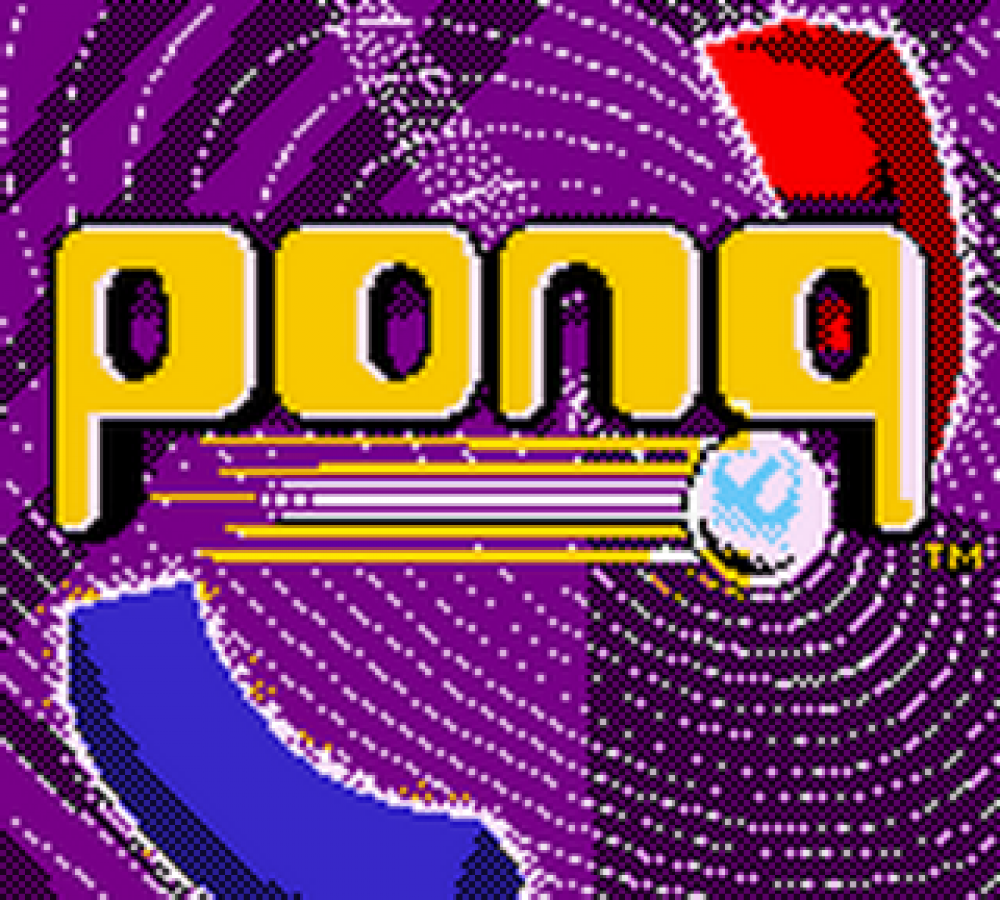 Pong The Next Level start menu for Game Boy Color GBC video game