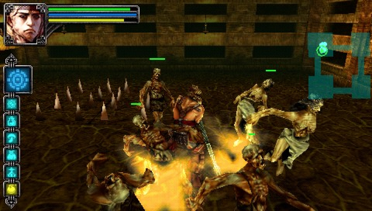 Warriors of the Lost Empire PlayStation Portable PSP for action role playing video game fans featuring hack and slash combat ancient Roman fantasy settings powerful weapons character abilities dungeon exploration challenging enemies boss battles and classic portable RPG adventure collectible gaming appeal gameplay