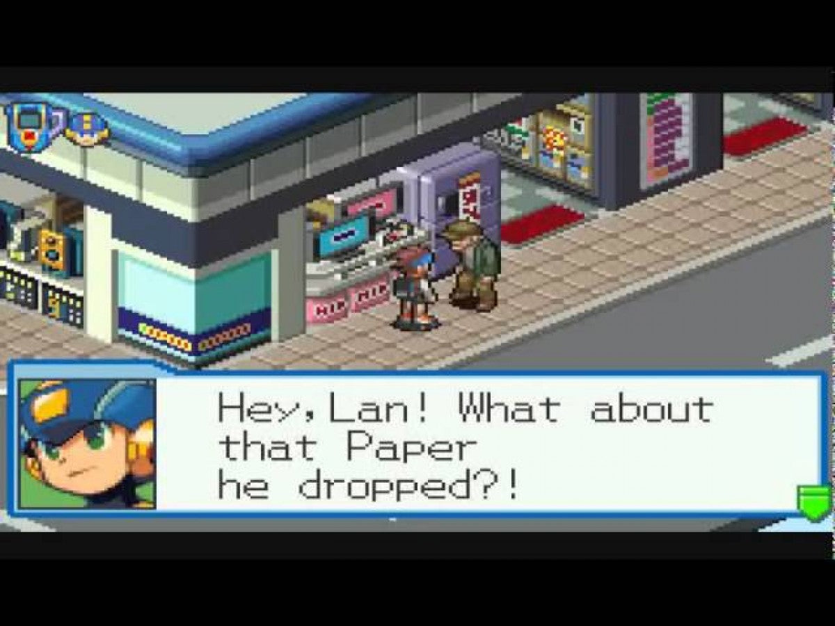 MegaMan Battle Network 4 Blue Moon cartridge for the Game Boy Advance featuring action RPG gameplay with real time grid based battles chip customization story driven missions and MegaMan battling cyber threats in a futuristic world gameplay