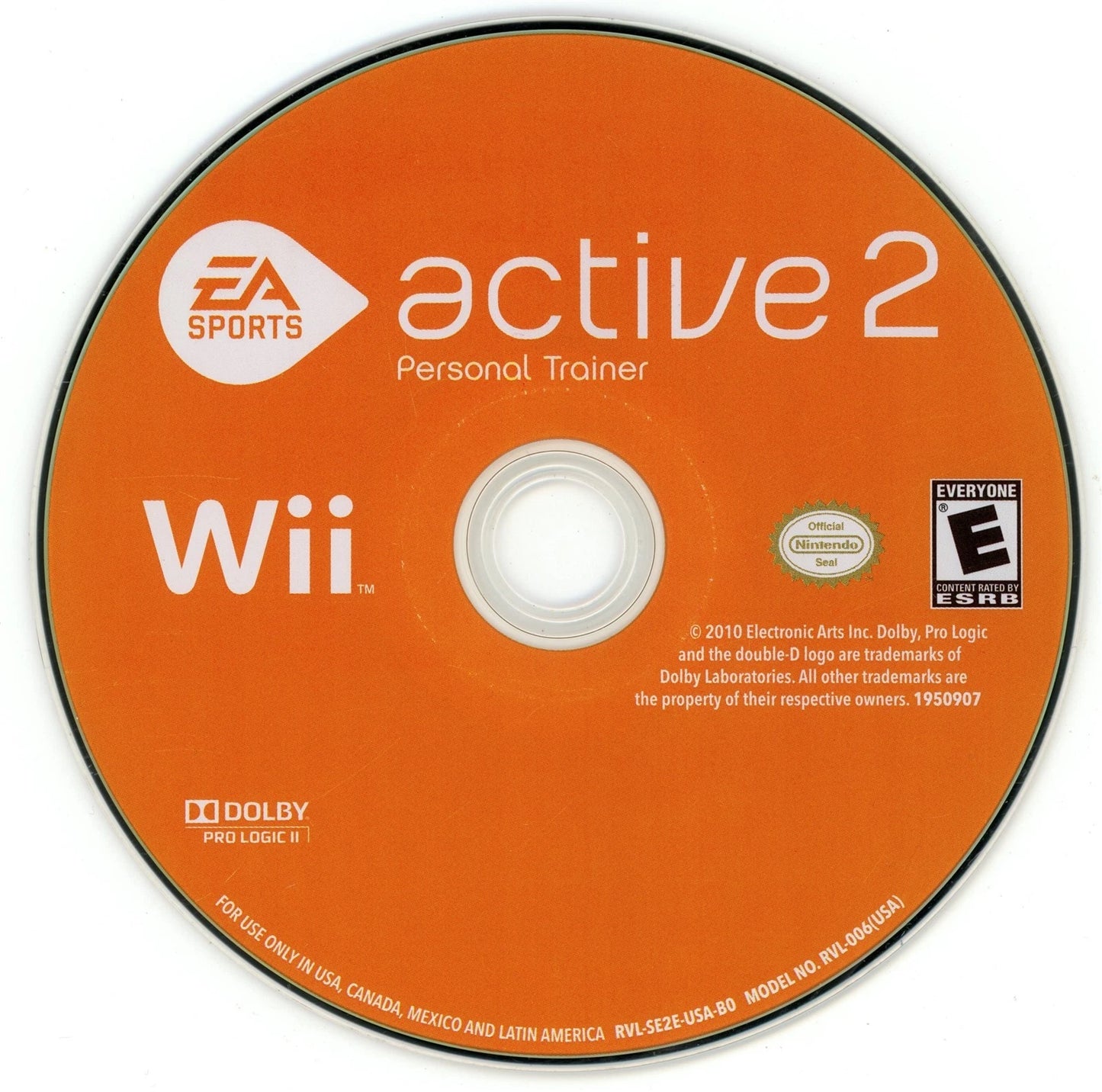 EA Sports Active 2 disc for Nintendo Wii (Wii) video game