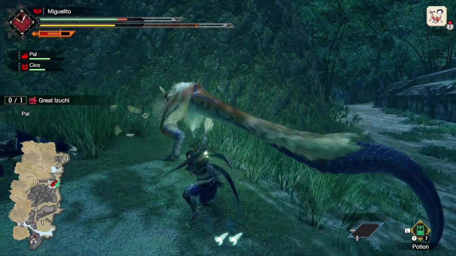 Monster Hunter Rise – Nintendo Switch (NS) gameplay Art for this NS video Game 