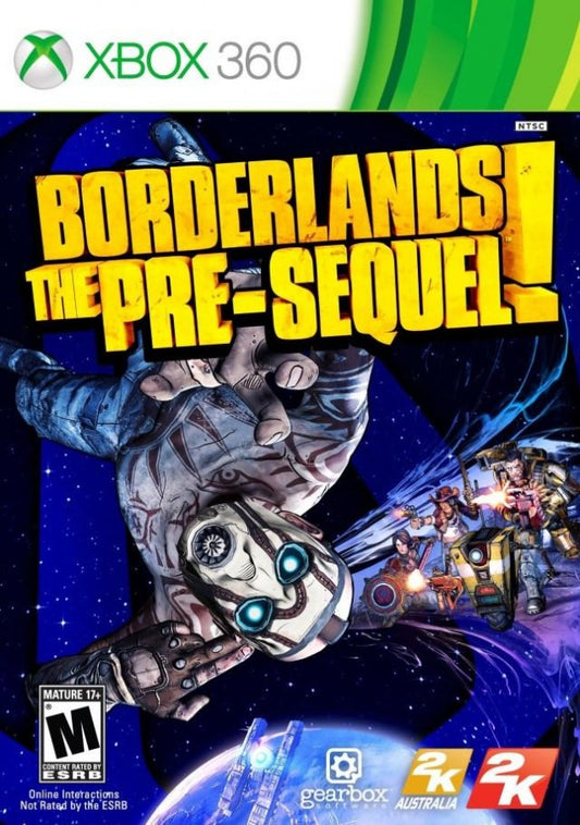 Borderlands The Pre-Sequel cover art for Xbox 360 (X360) video game