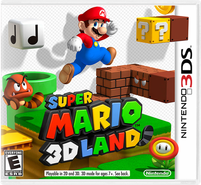 Super Mario 3D Land cover art for Nintendo 3DS (3DS) platformer video game